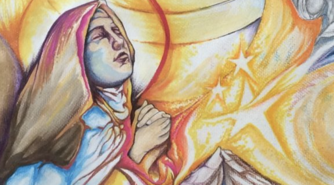 Erin Foord, ocds: St. Teresa’s Bookmark  – Novena Day 6